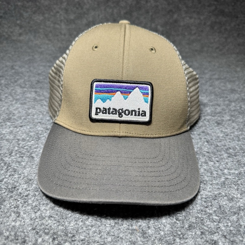 Patagonia Trucker Hat Brown Mesh Snapback Logo Adjustable Cap